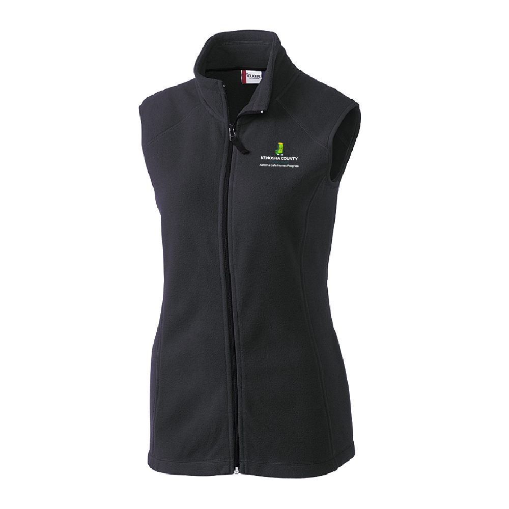 Asthma Ladies Summit Full Zip Microfleece Vest (2 colors)