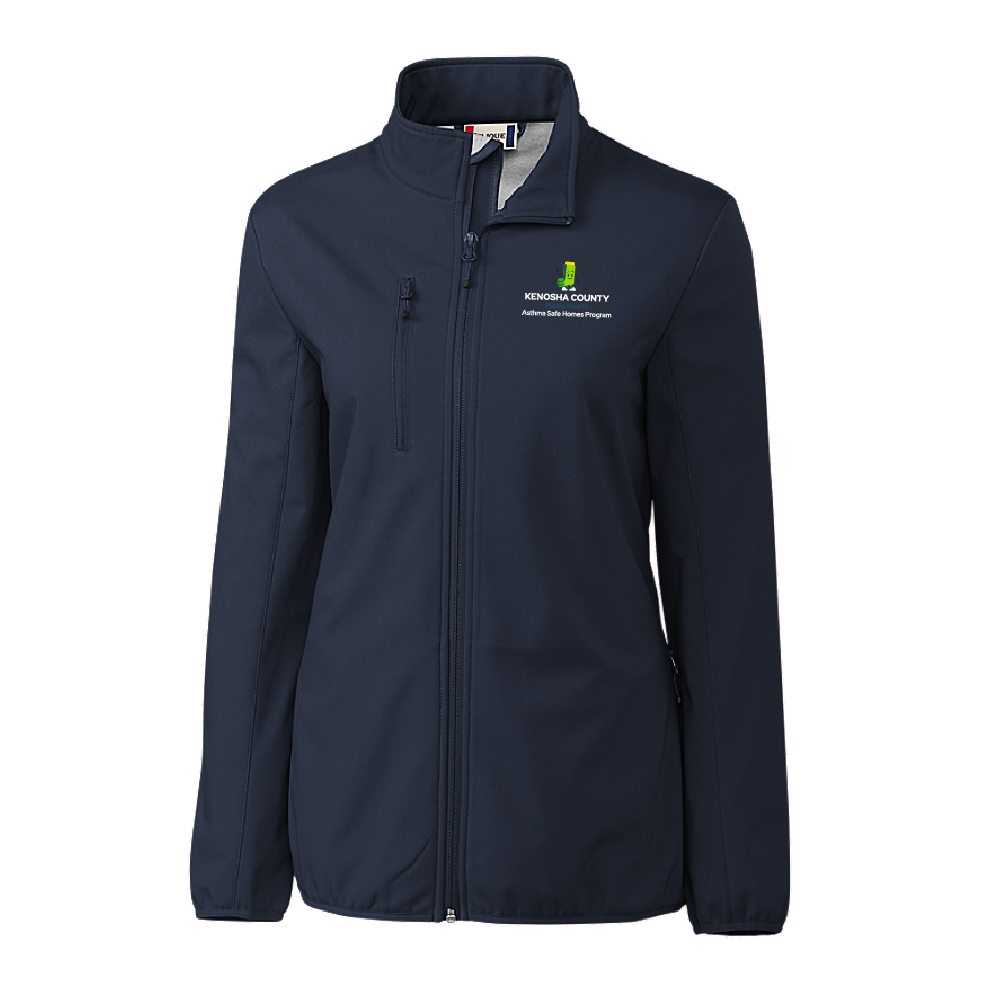 Asthma Ladies Stretch Softshell Full Zip Jacket (2 colors)
