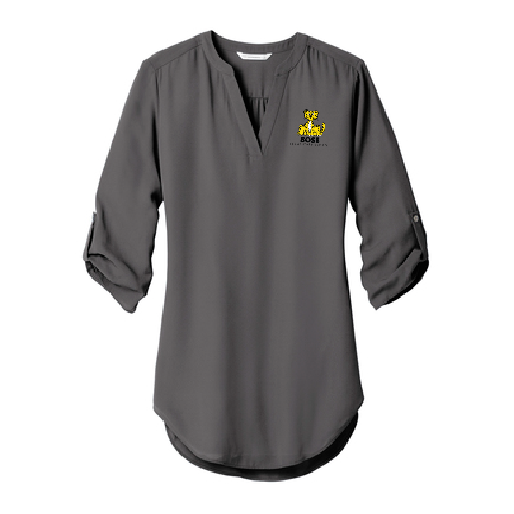 Bose Ladies 3/4 Sleeve Tunic Blouse