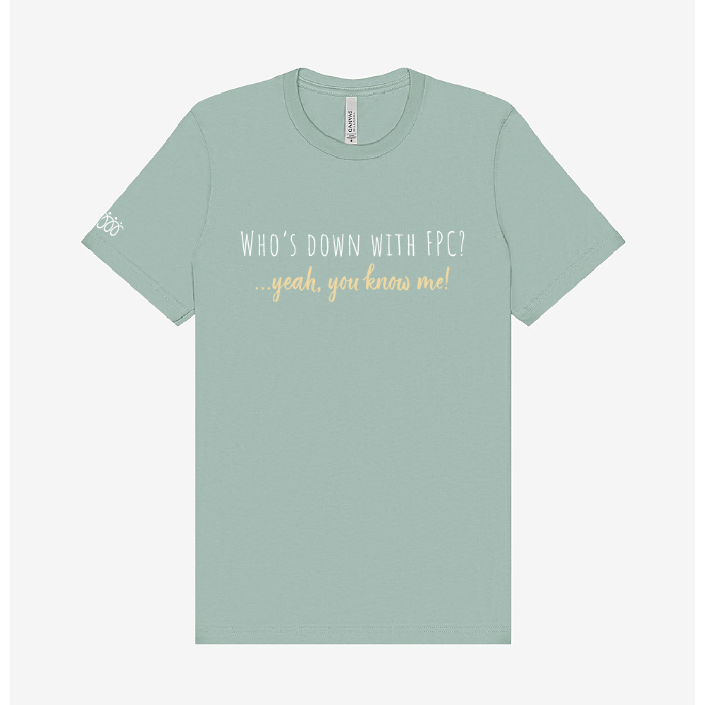 FPC Adult Jersey Tee "Who's Down with FPC?" (4 colors)