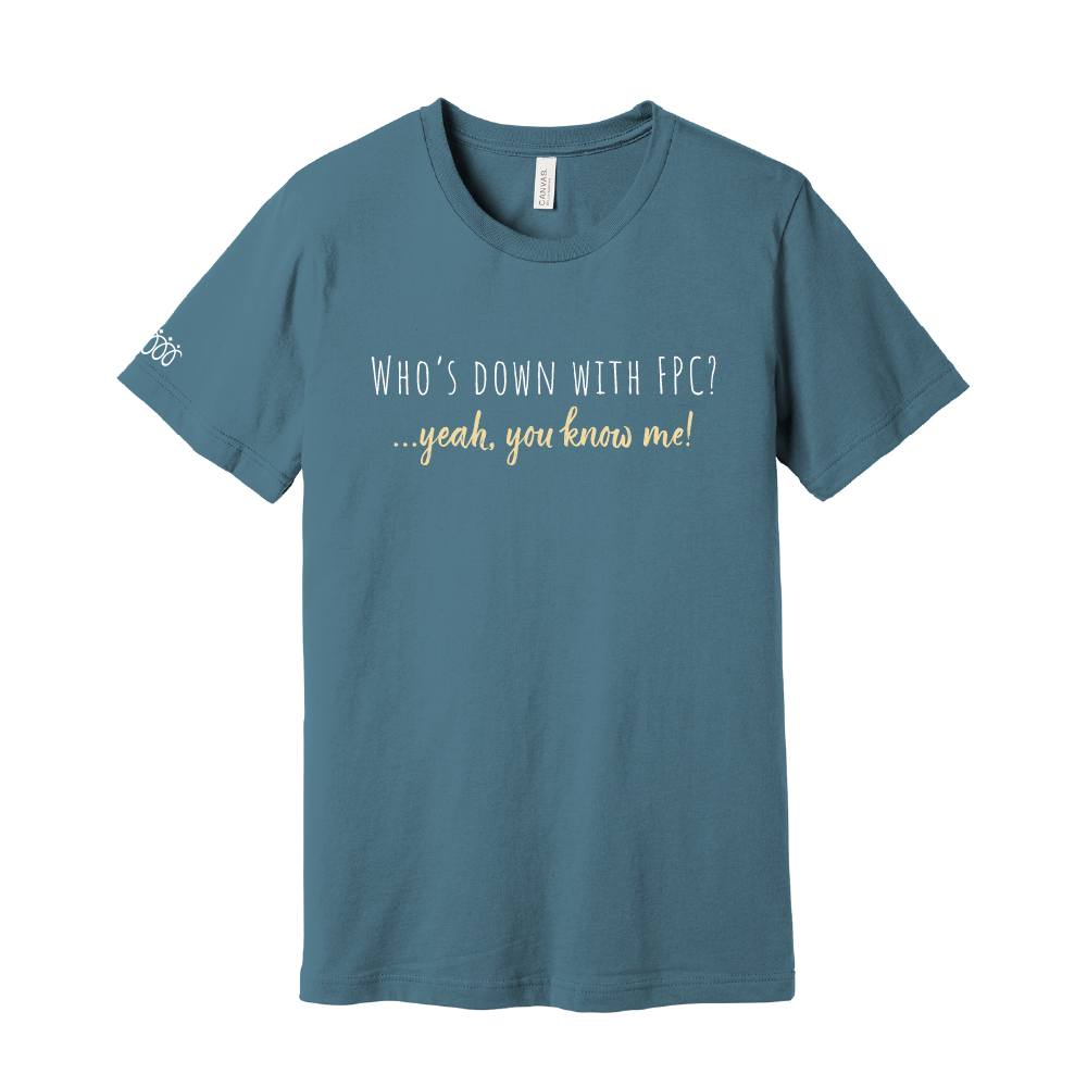 FPC Adult Jersey Tee "Who's Down with FPC?" (4 colors)