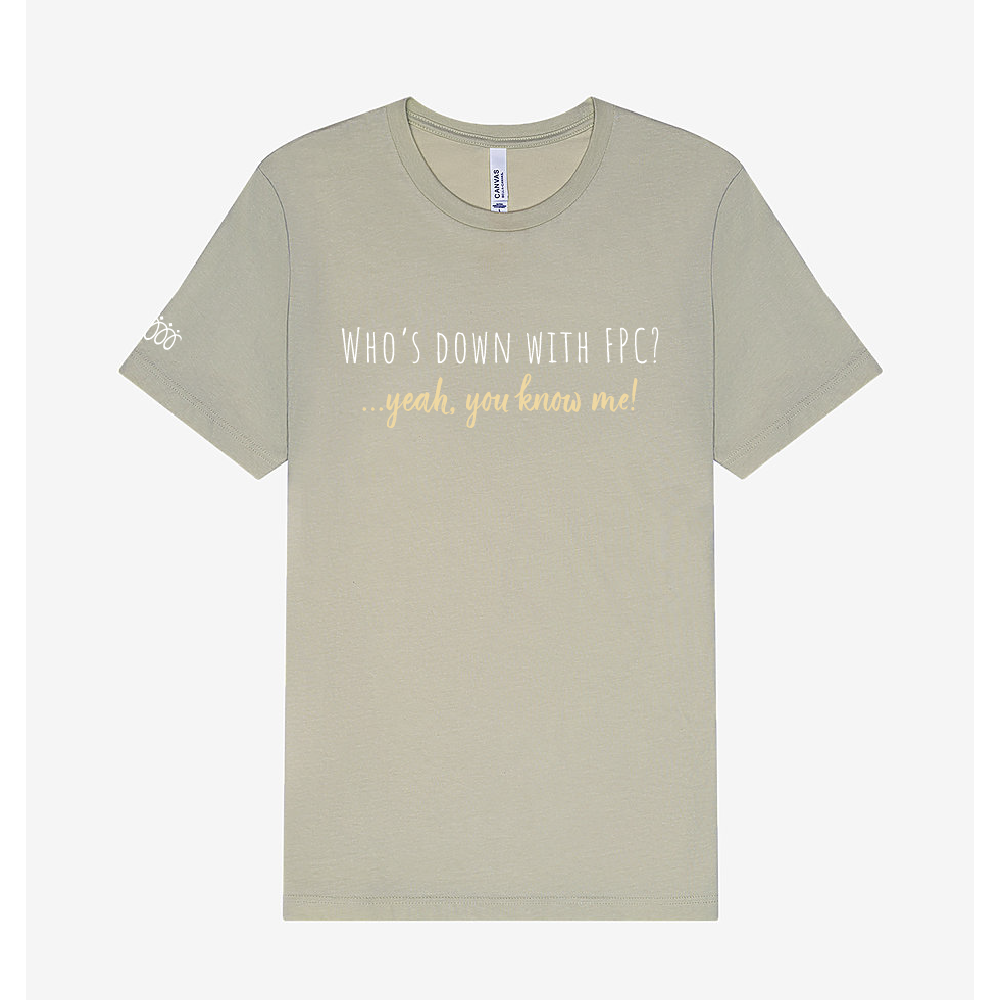 FPC Adult Jersey Tee "Who's Down with FPC?" (4 colors)