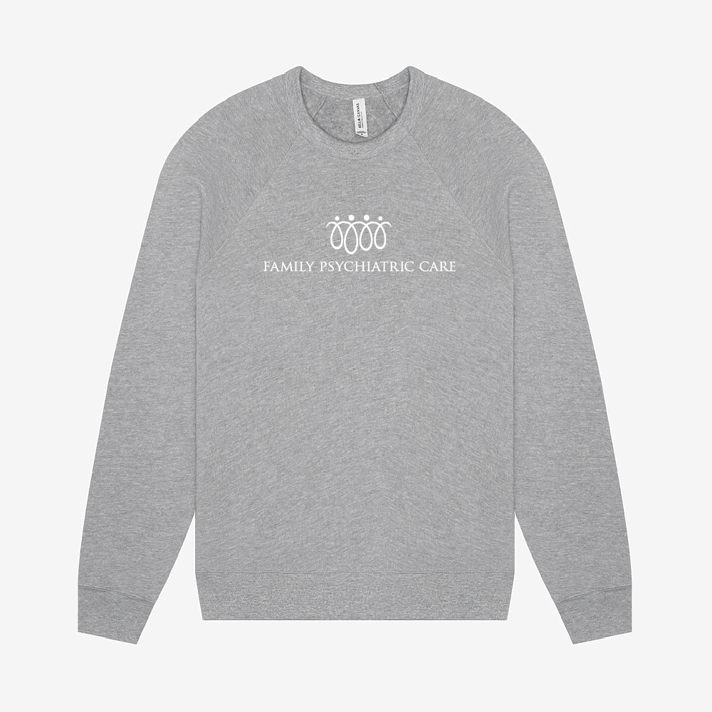 FPC Adult Sponge Fleece Raglan Crewneck Sweatshirt Family Psychiatric Care (4 colors)
