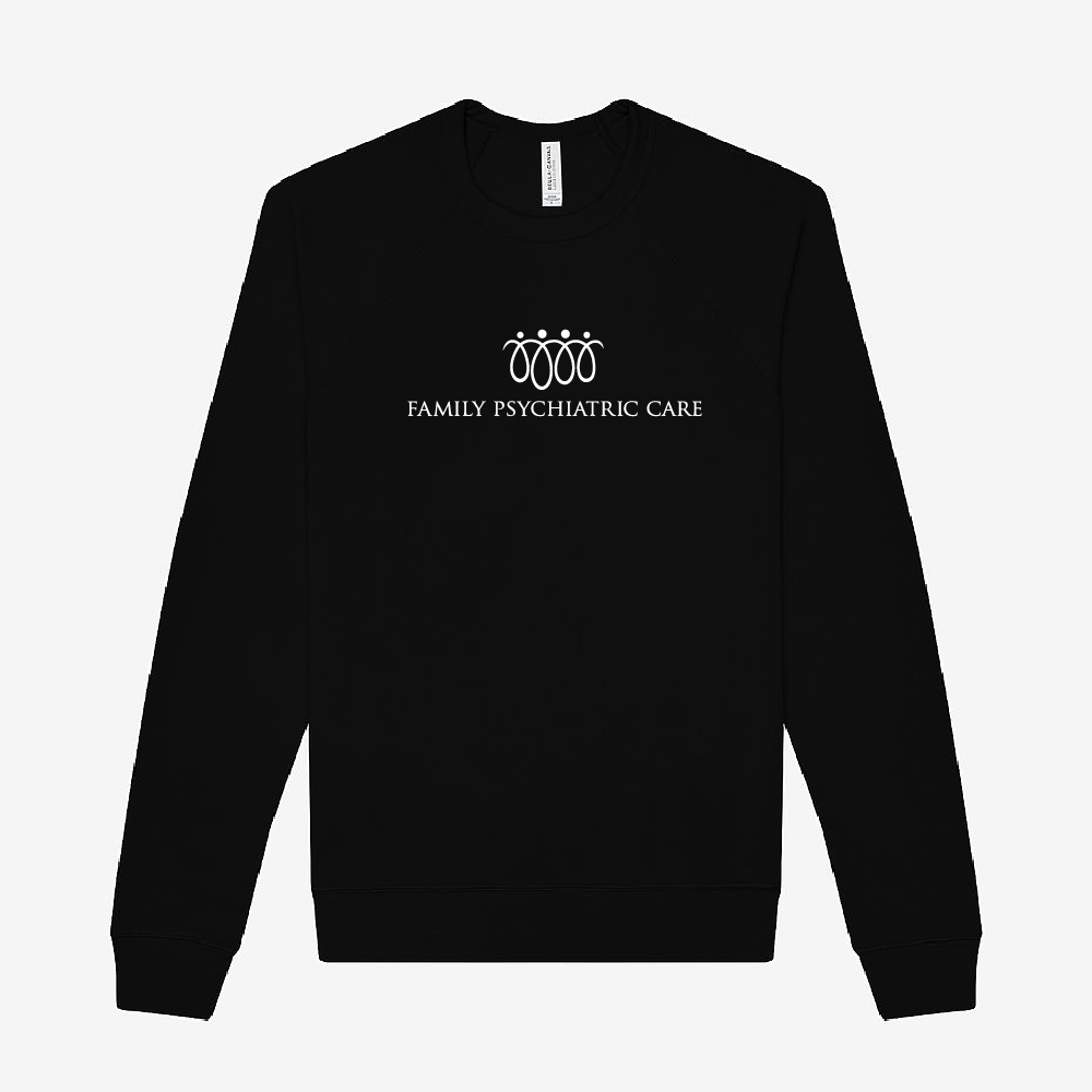FPC Adult Sponge Fleece Raglan Crewneck Sweatshirt Family Psychiatric Care (4 colors)