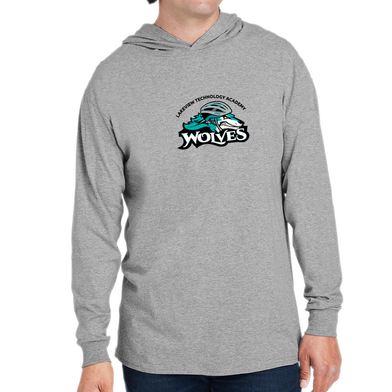 Lakeview Wolves MTB Adult Long Sleeve Hooded Tee