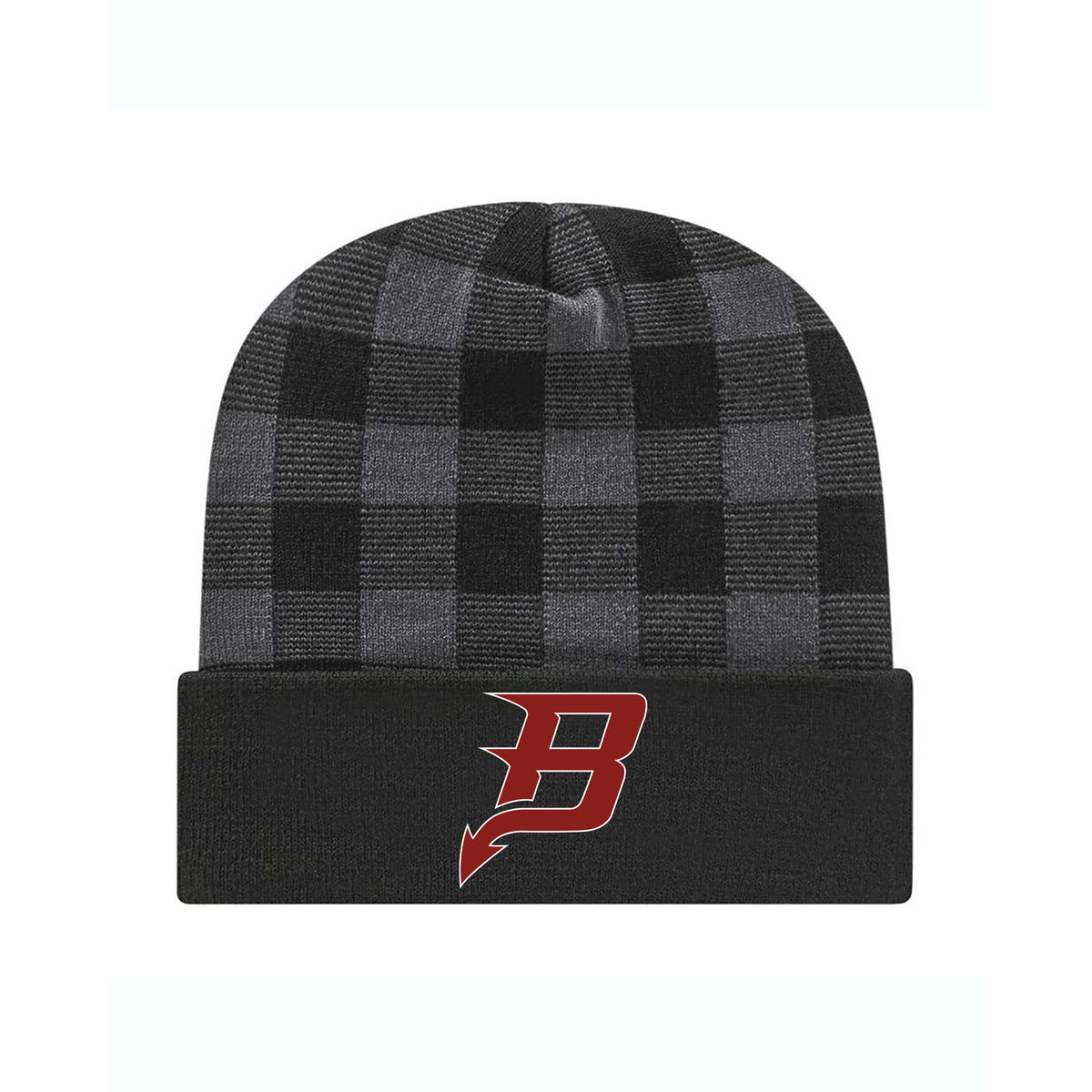 Bradford Plaid Knit Cap with Cuff
