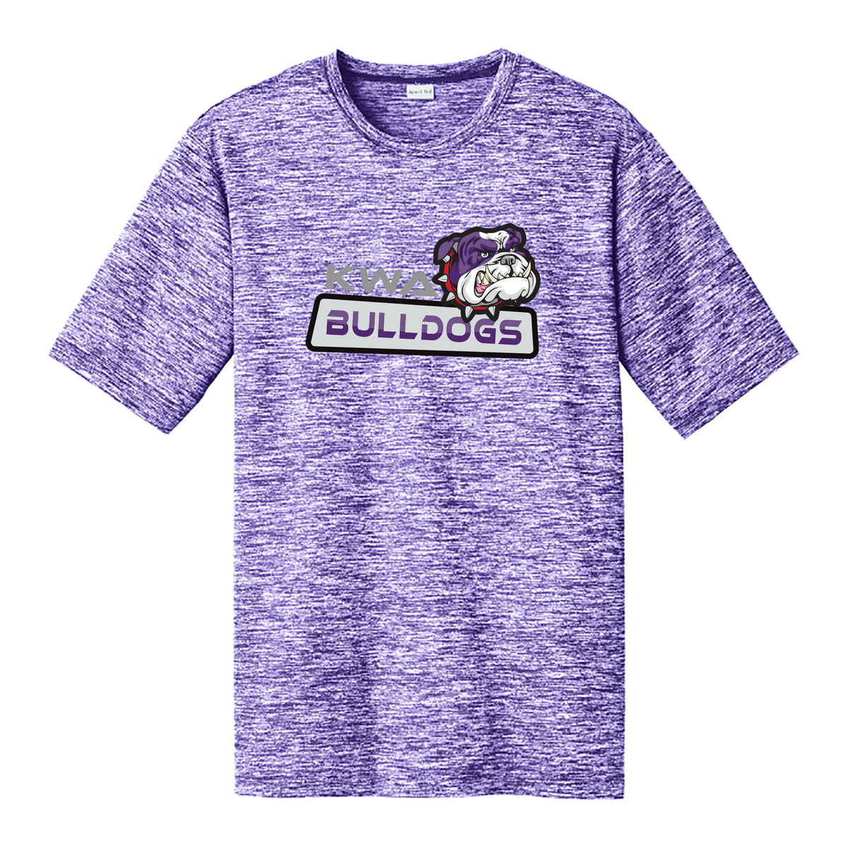KWA Adult Performance Electric Heather Bulldogs T-Shirt (2 colors)