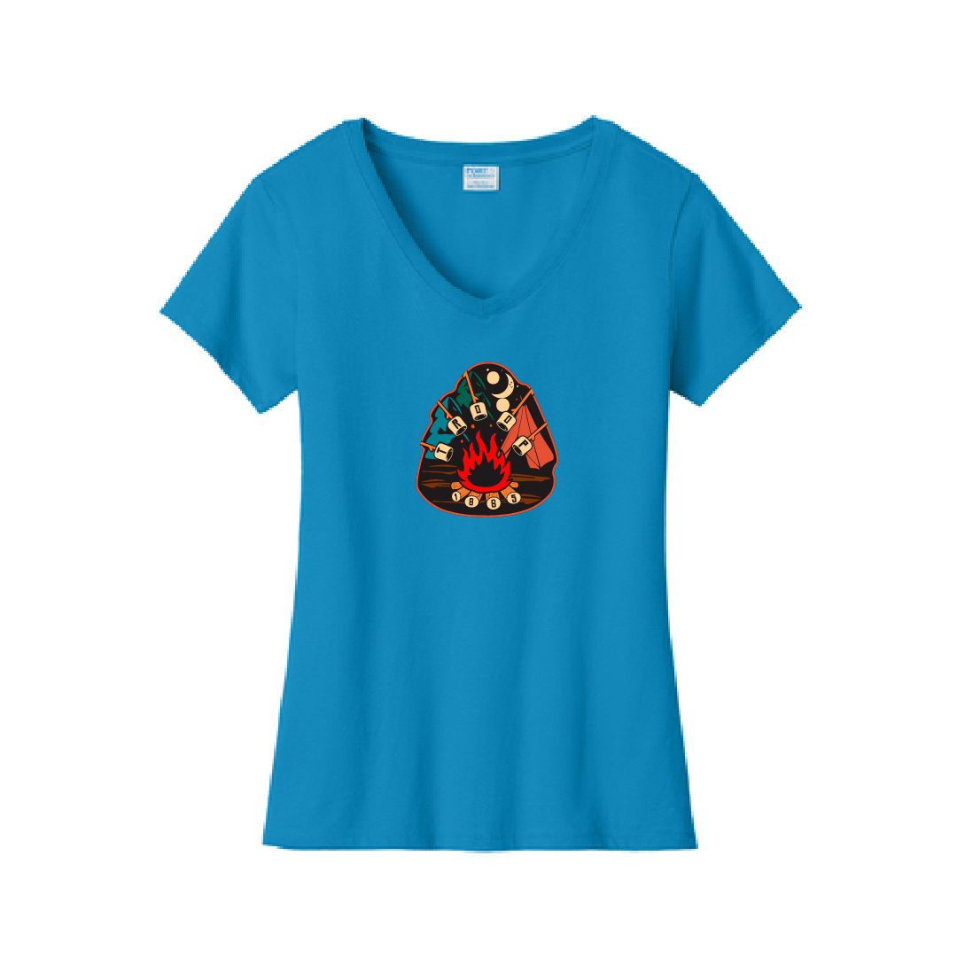 Boy Scout Troop 1865 Ladies Essential V-Neck T-Shirt