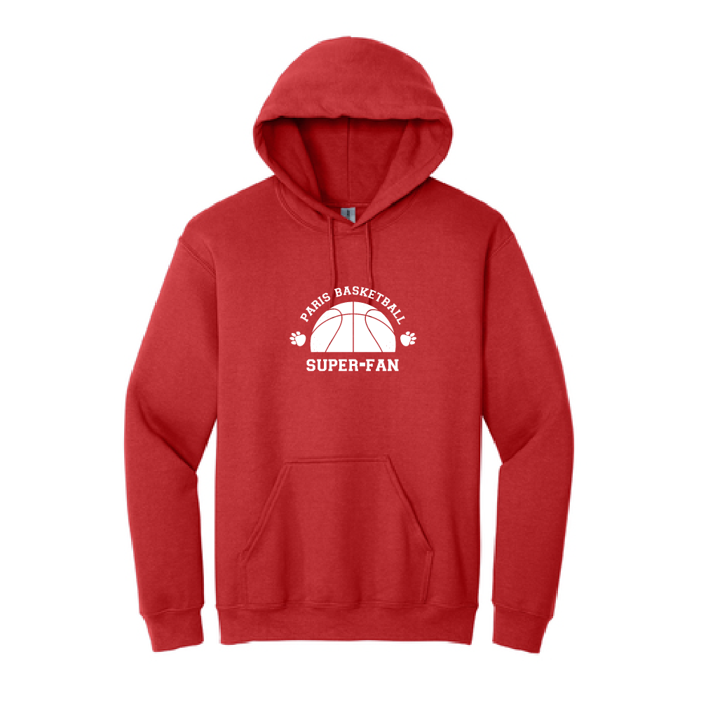 Paris School Adult Basketball Super Fan Hoodie