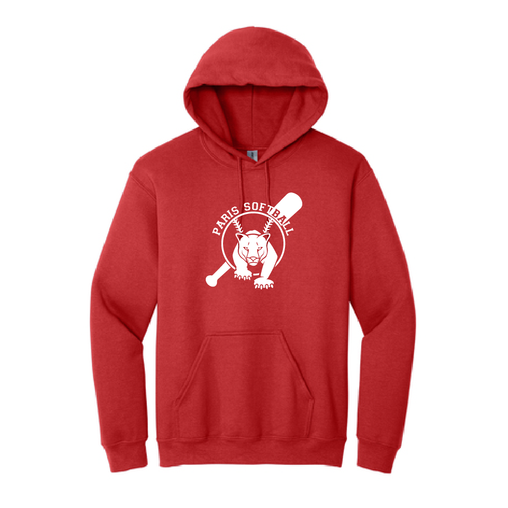 Paris School Adult Softball Hoodie