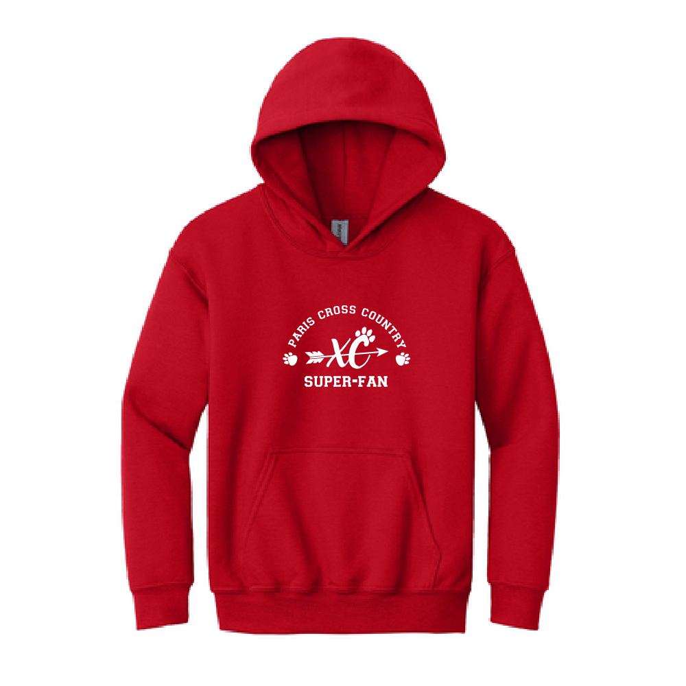 Paris School YOUTH Cross Country Super Fan Hoodie