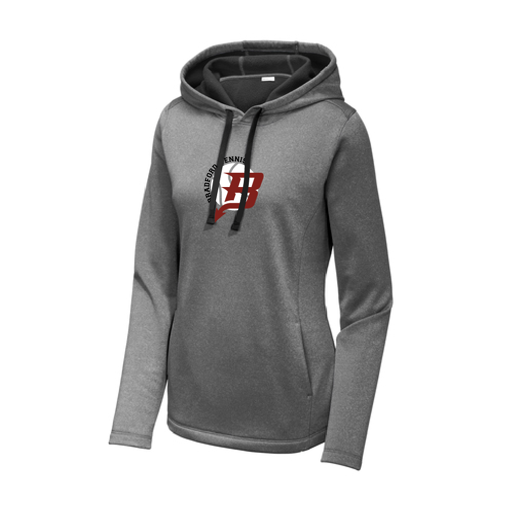 Bradford Tennis Ladies Heathered Performance Hoodie