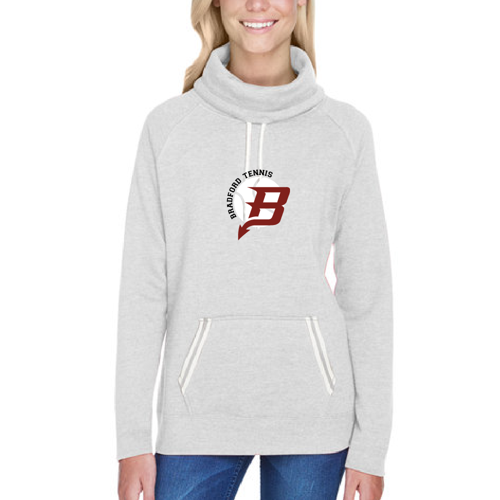 Bradford Tennis Ladies Cowl Neck Hoodie