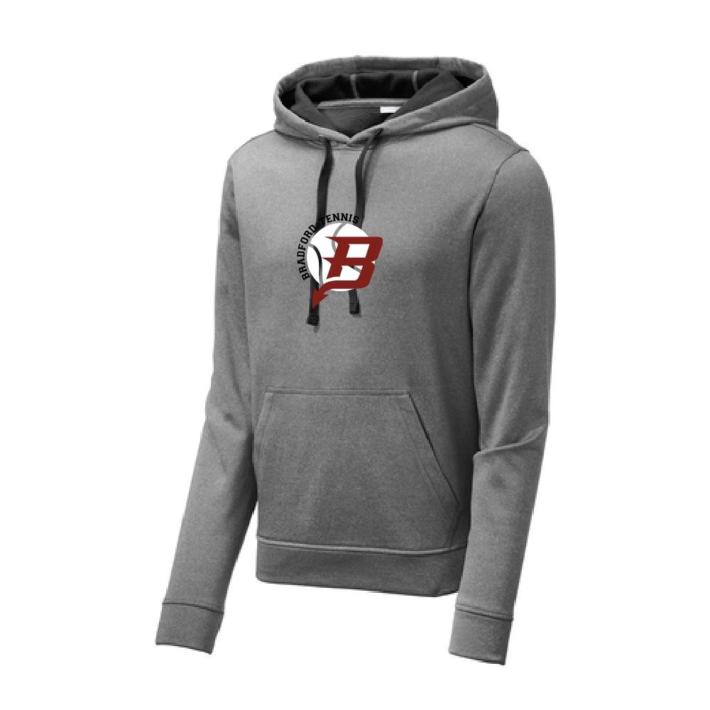 Bradford Tennis Adult Heathered Performance Hoodie