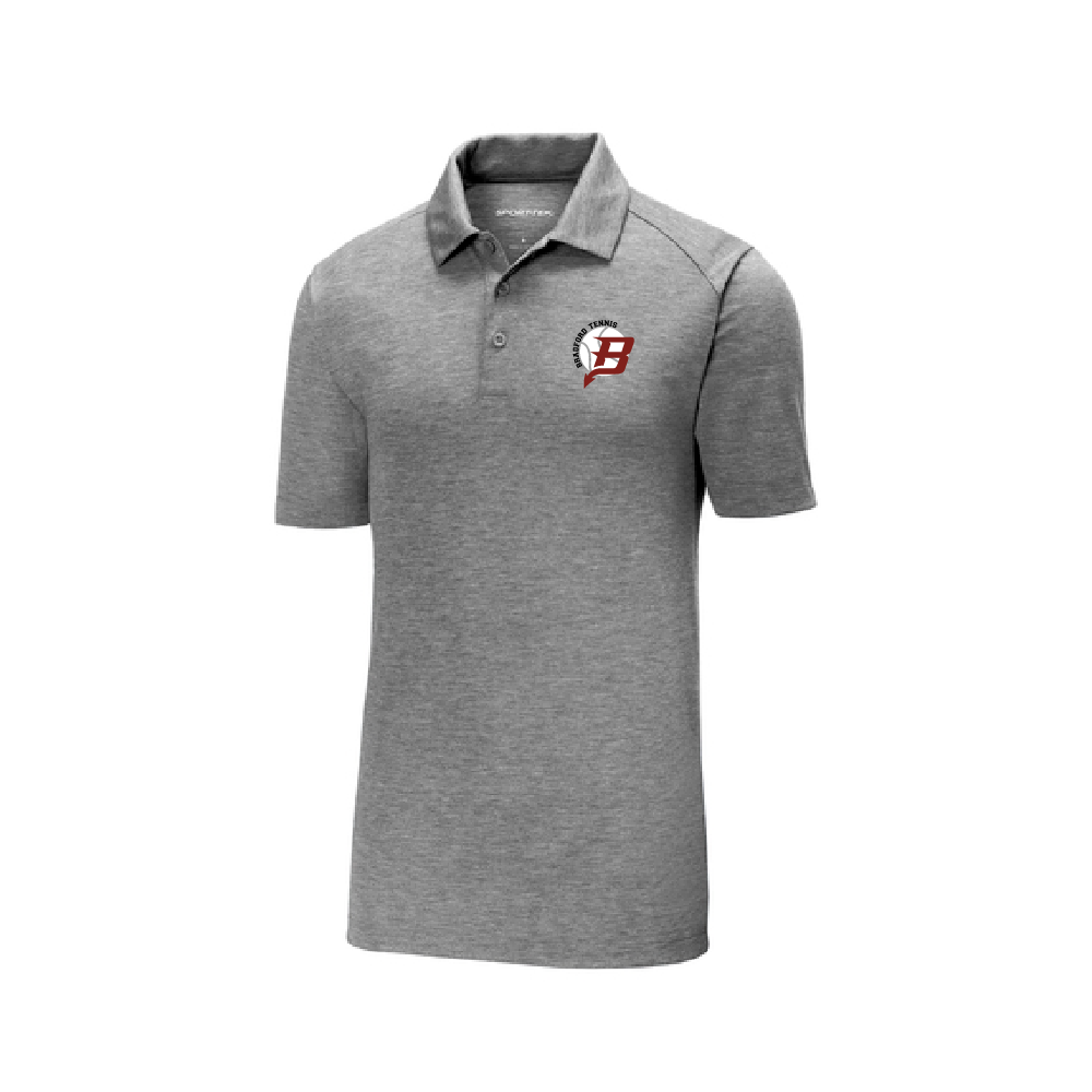 Bradford Tennis Adult Tri-Blend Wicking Polo