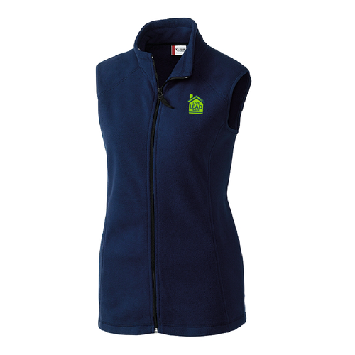 LEAD Ladies Summit Full Zip Microfleece Vest (2 colors)
