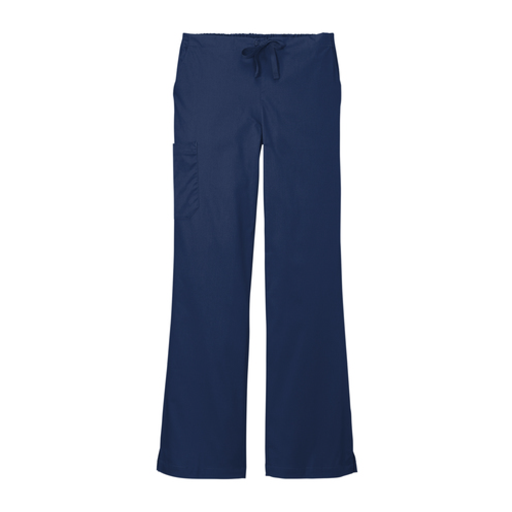 Plain Ladies Flare Leg Scrub Pants (4 colors)