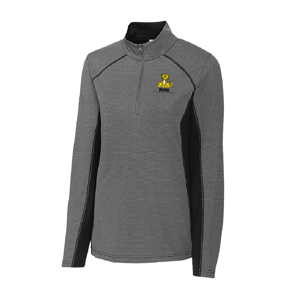 Bose Ladies Half Zip Colorblock Tech Pullover