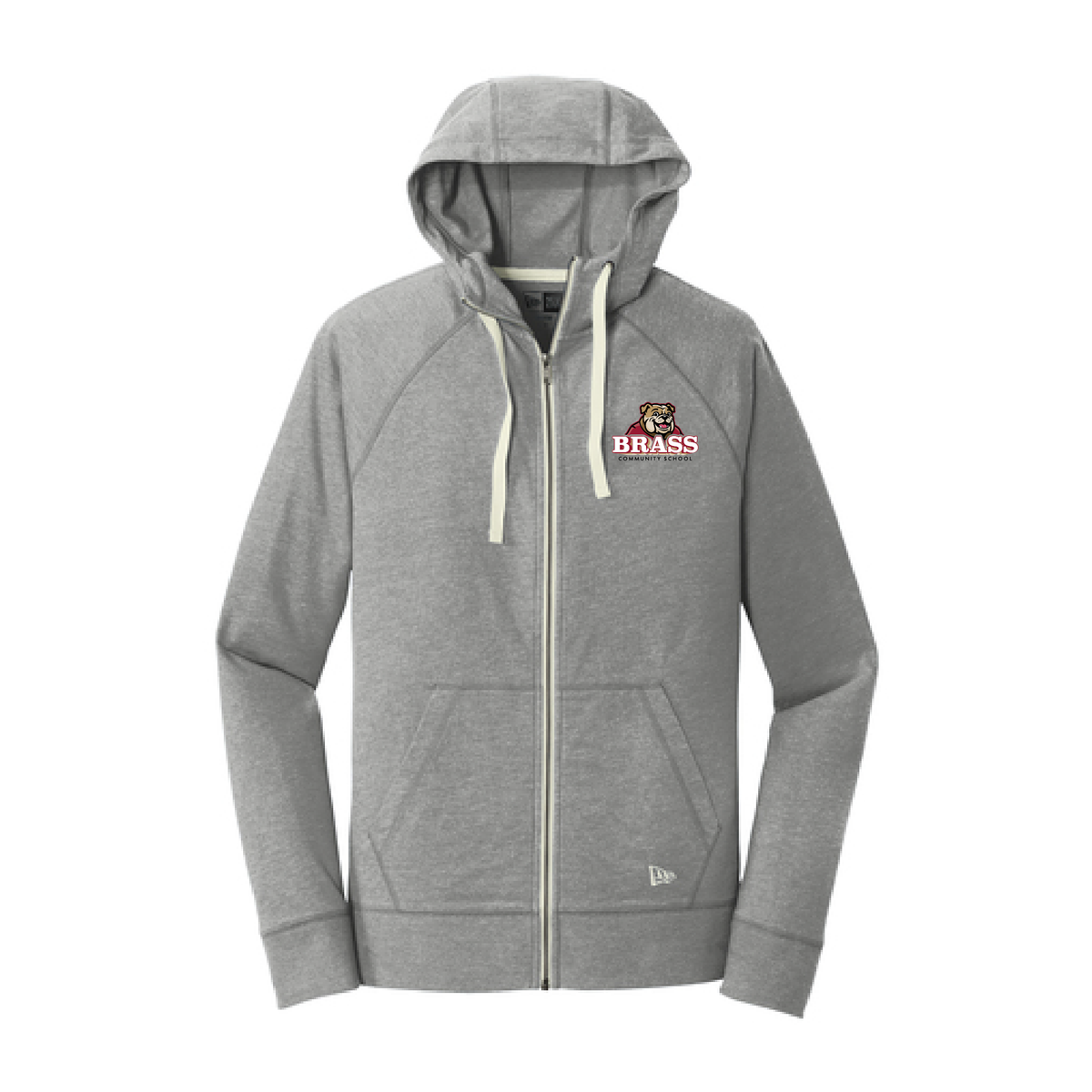 Brass Adult Sueded Cotton Full Zip
