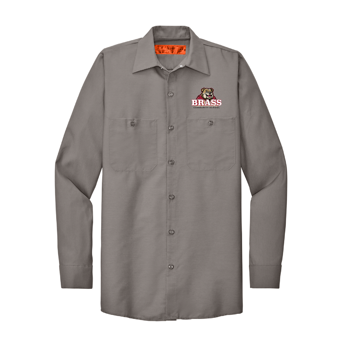 Brass Long Sleeve Shop Shirt (2 colors)