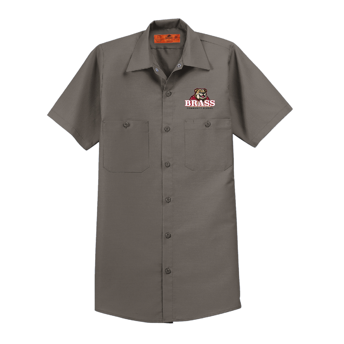 Brass Short Sleeve Shop Shirt (2 Colors)