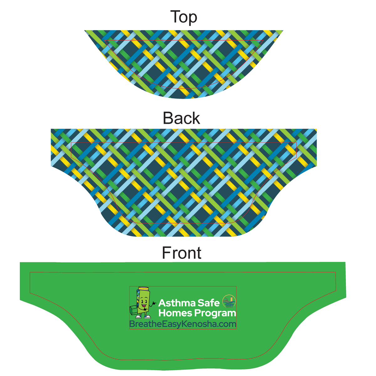 KCPH Asthma Fanny Packs - QTY 250