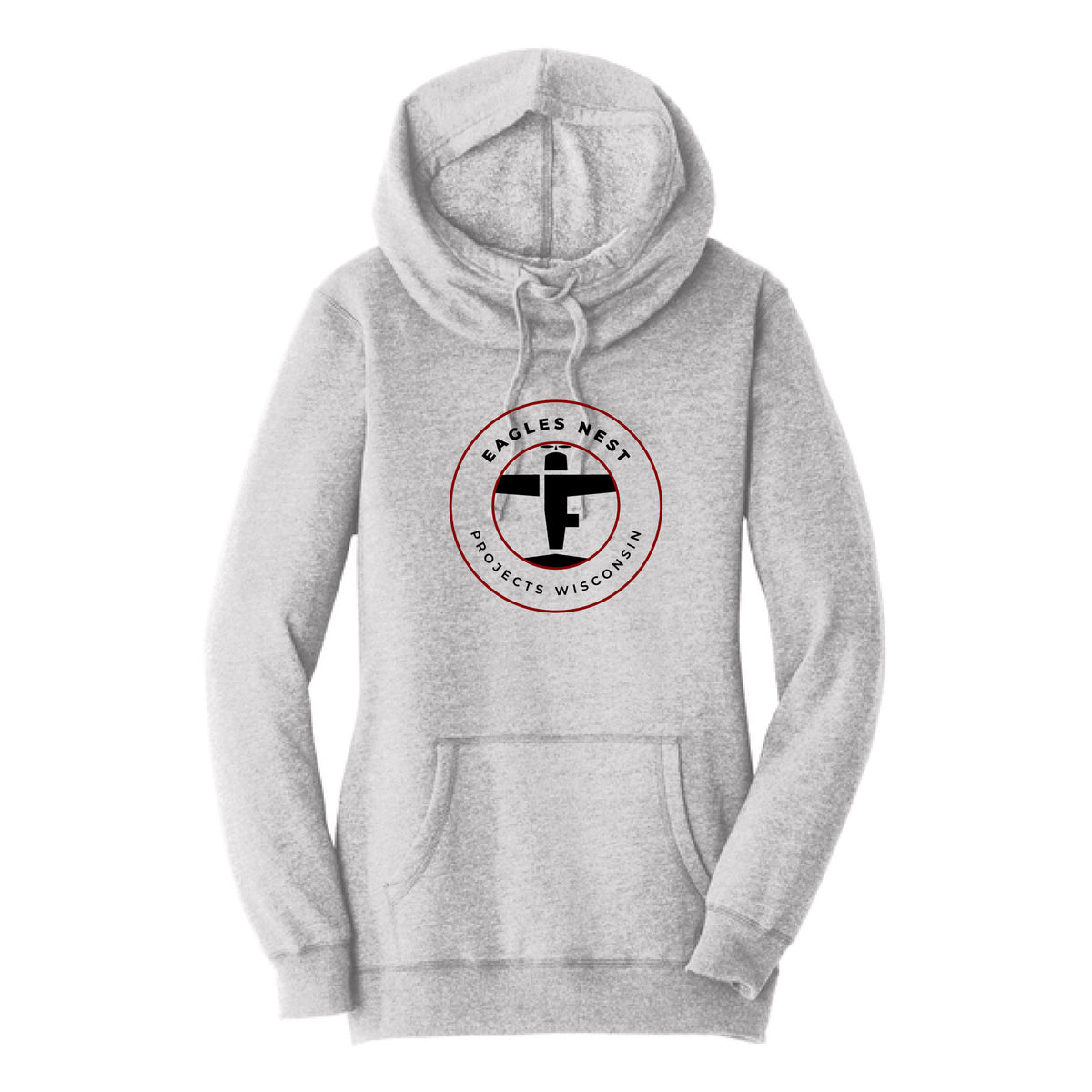 Eagles Nest Projects WI Ladies Lightweight Fleece Hoodie