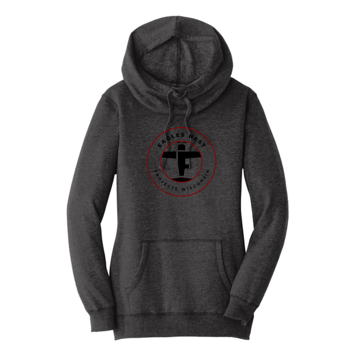 Eagles Nest Projects WI Ladies Lightweight Fleece Hoodie