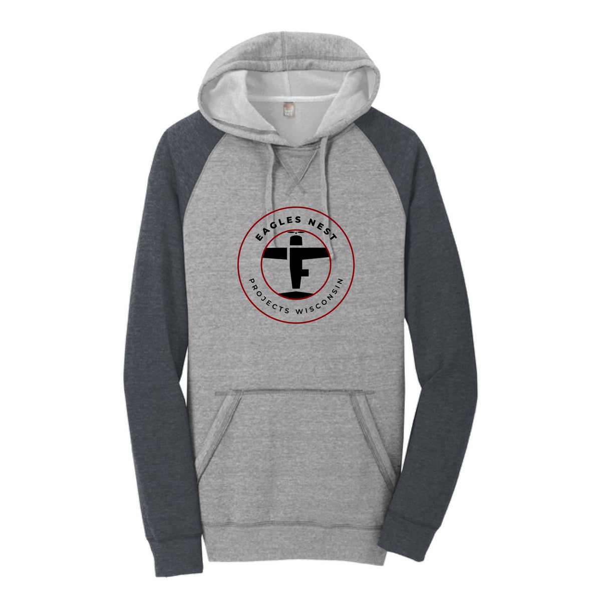 Eagles Nest Projects WI Adult Raglan Hoodie