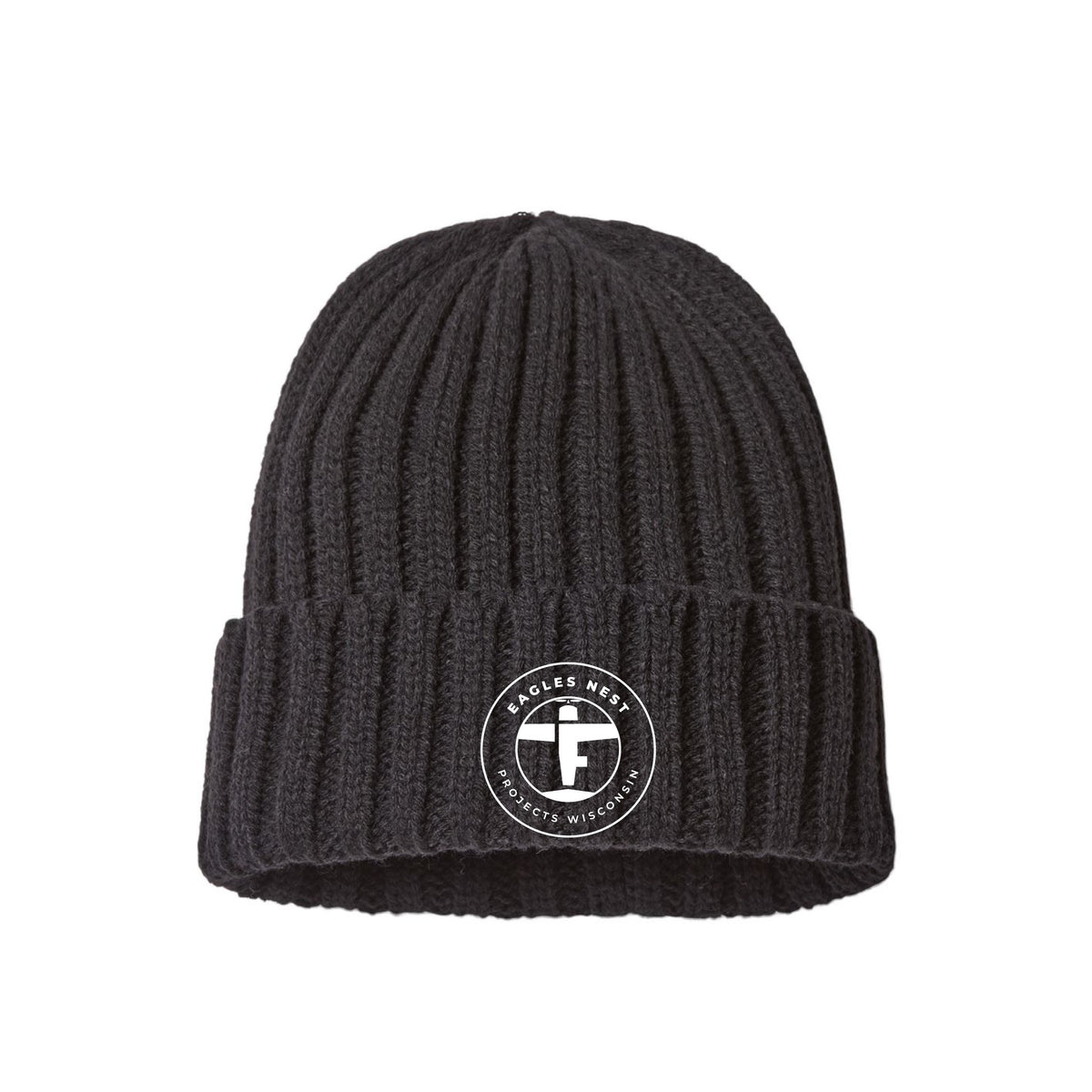 Eagles Nest Projects WI Sustainable Cable Knit Beanie