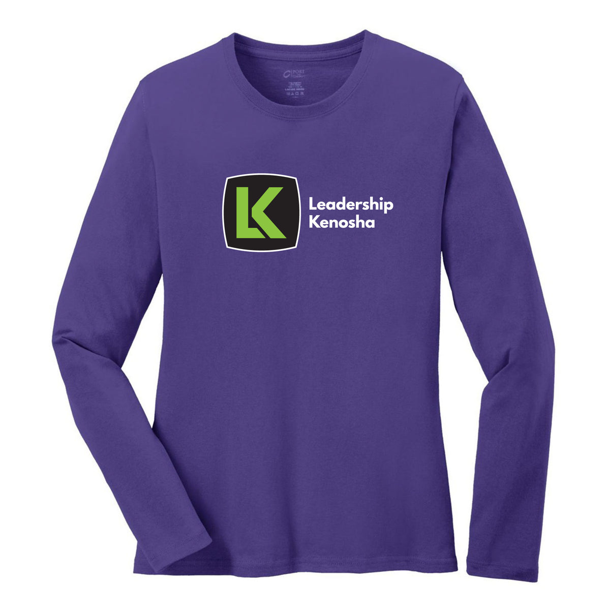LK Ladies Long Sleeve Core Cotton Tee (2 colors)