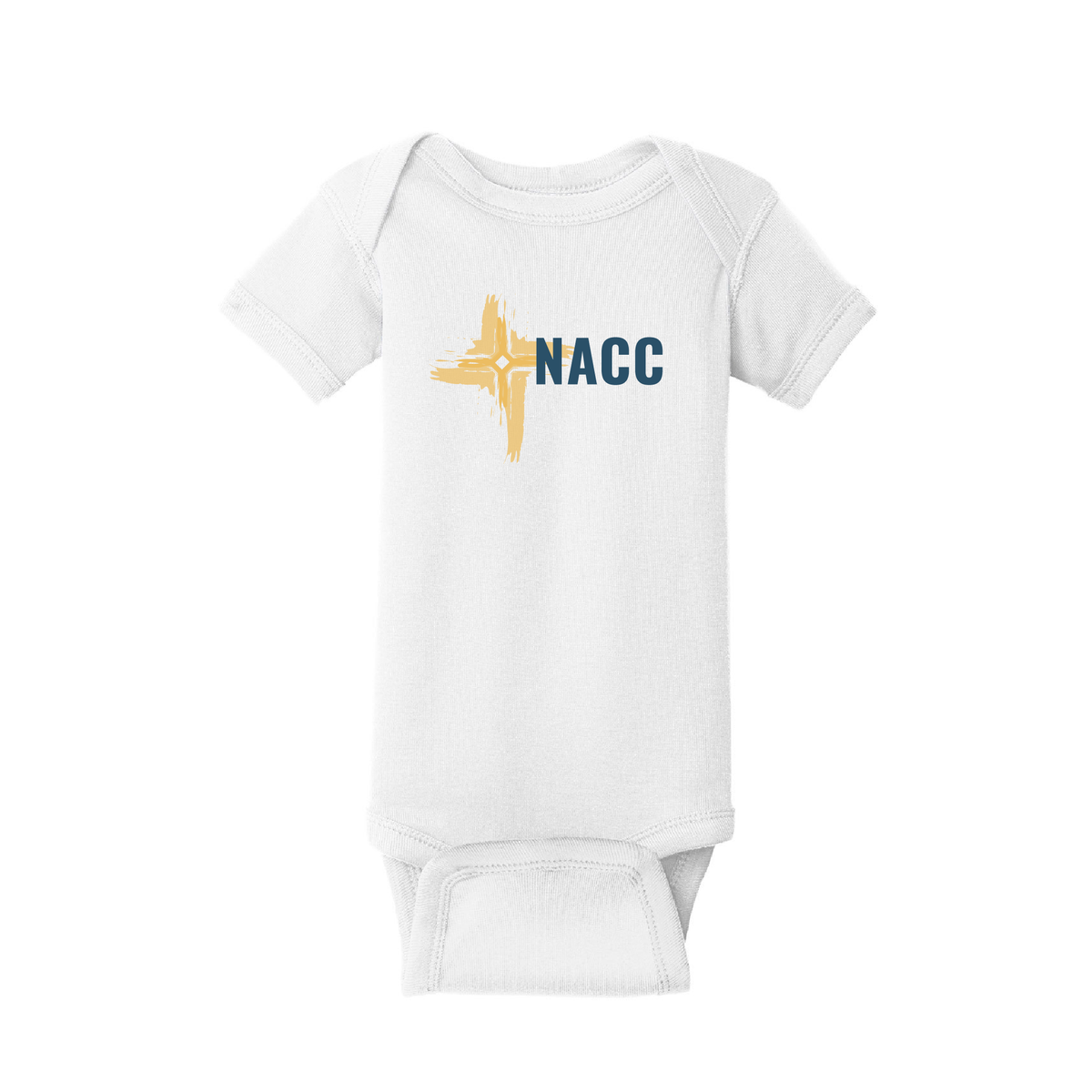 NACC Infant Short Sleeve Baby Rib Bodysuit