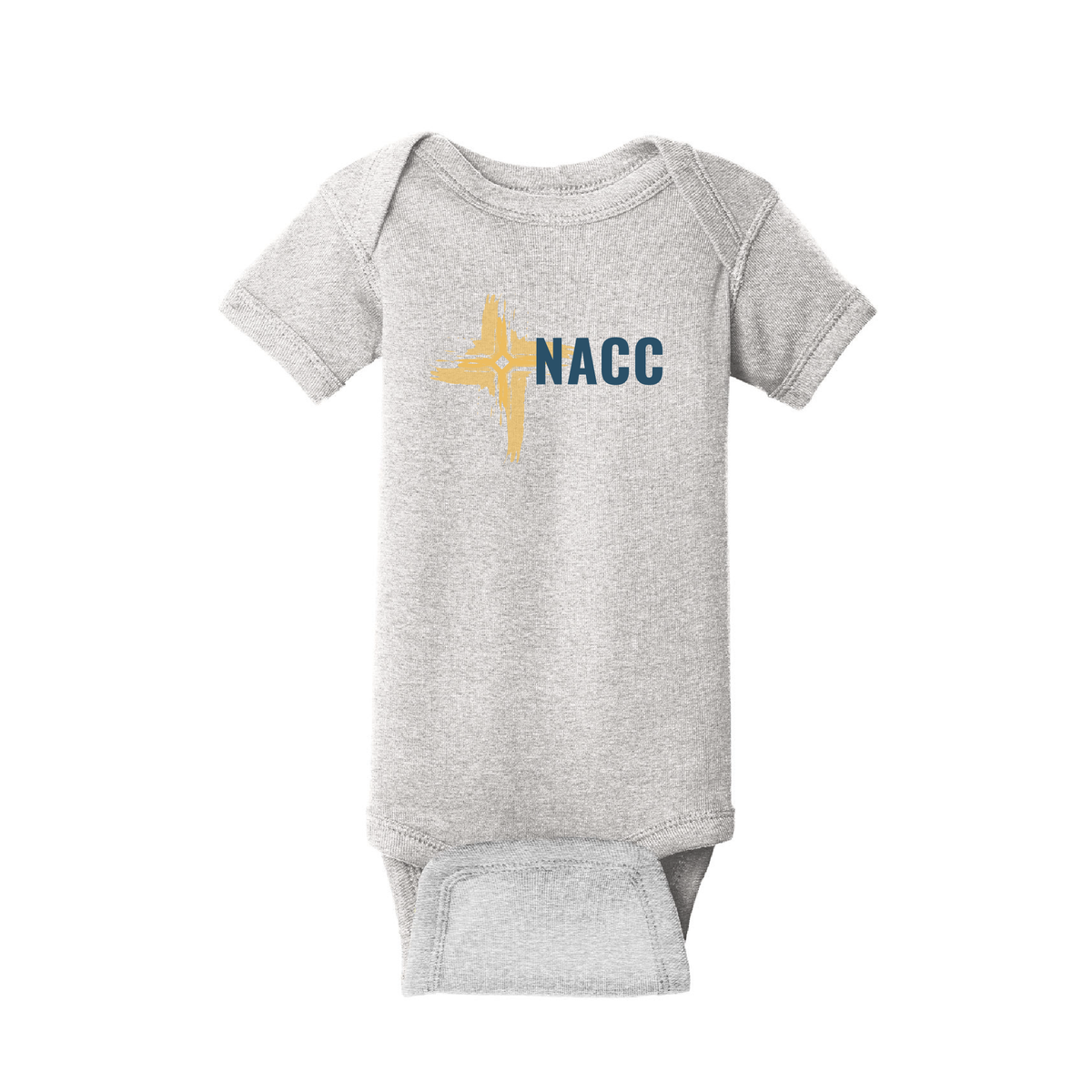 NACC Infant Short Sleeve Baby Rib Bodysuit