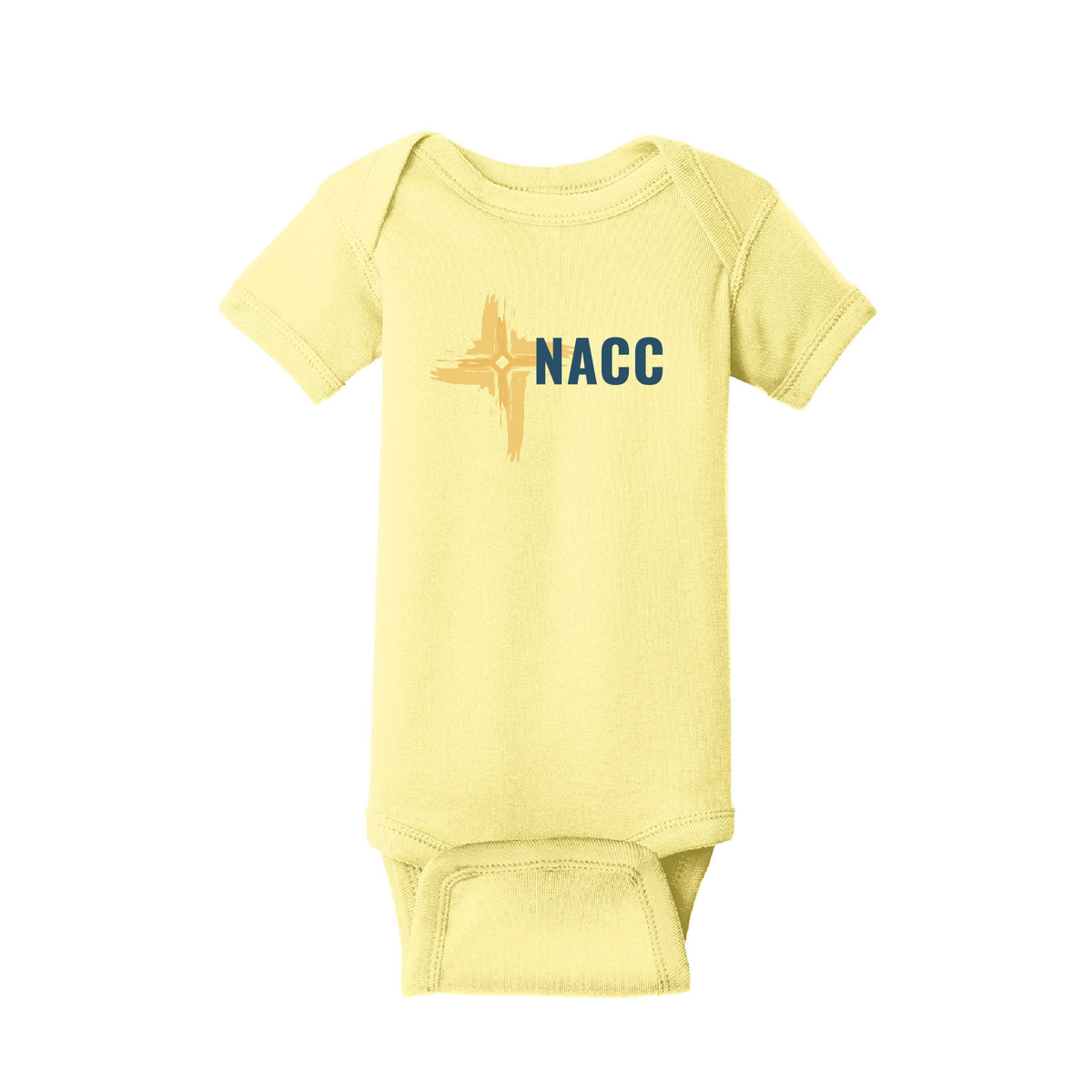 NACC Infant Short Sleeve Baby Rib Bodysuit