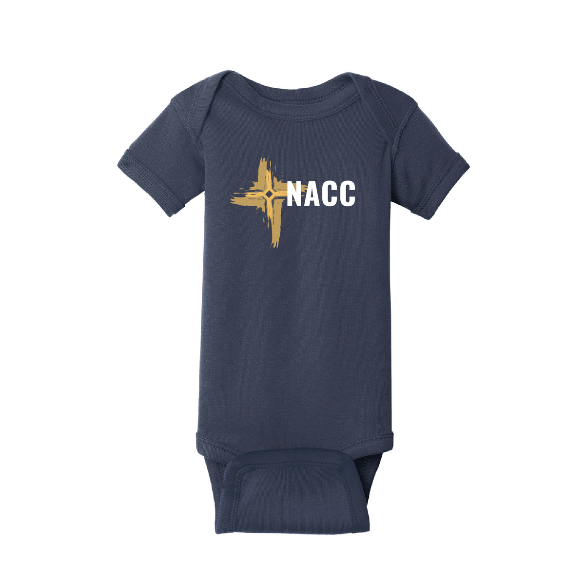 NACC Infant Short Sleeve Baby Rib Bodysuit