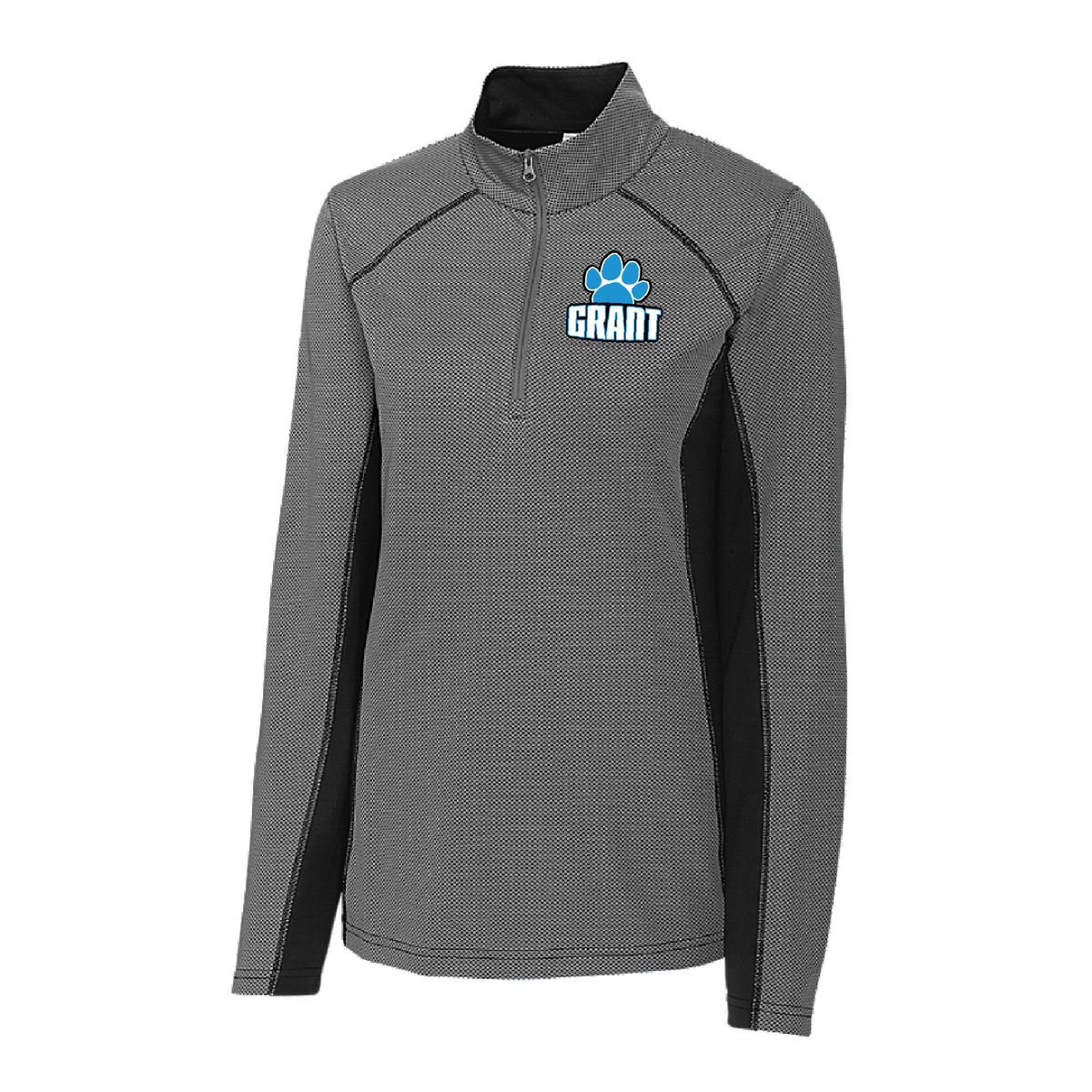 Grant Ladies Half Zip Colorblock Tech Pullover
