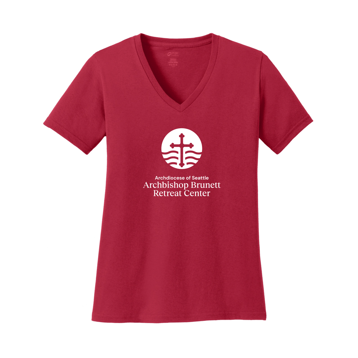 ABRC Ladies Core Cotton V-Neck Tee (4 colors)