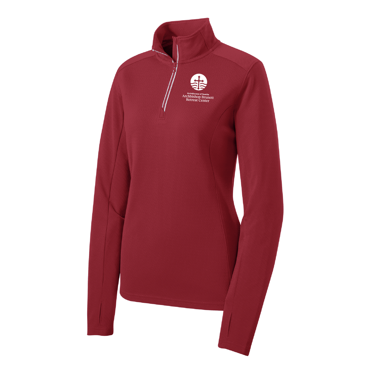 ABRC Ladies Textured ¼ Zip (2 colors)