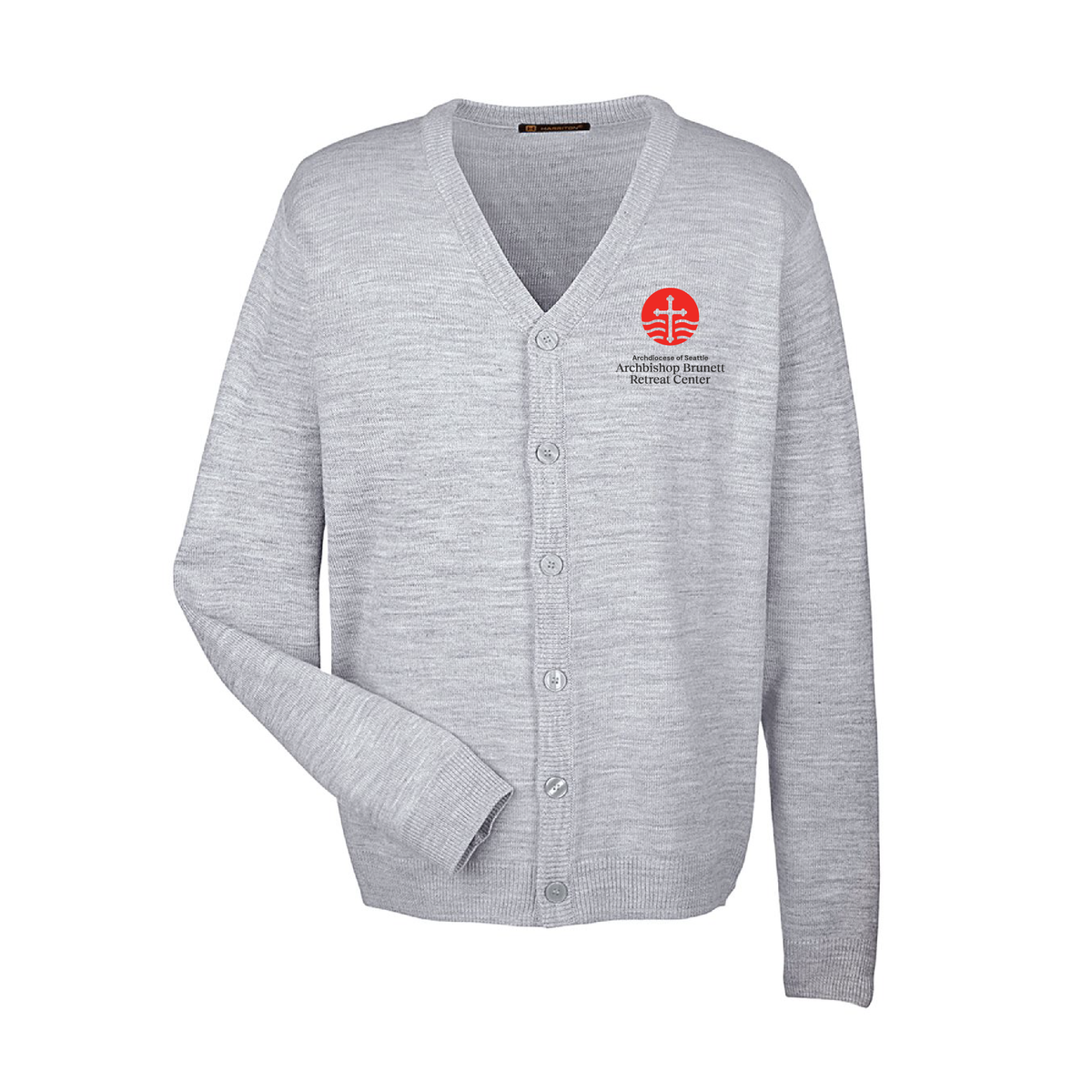 ABRC Adult Pilbloc™ V-Neck Button Cardigan Sweater (2 colors)