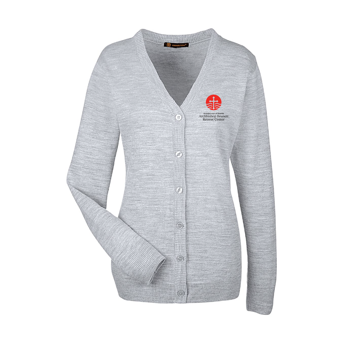 ABRC Ladies Pilbloc™ V-Neck Button Cardigan Sweater (2 Colors)