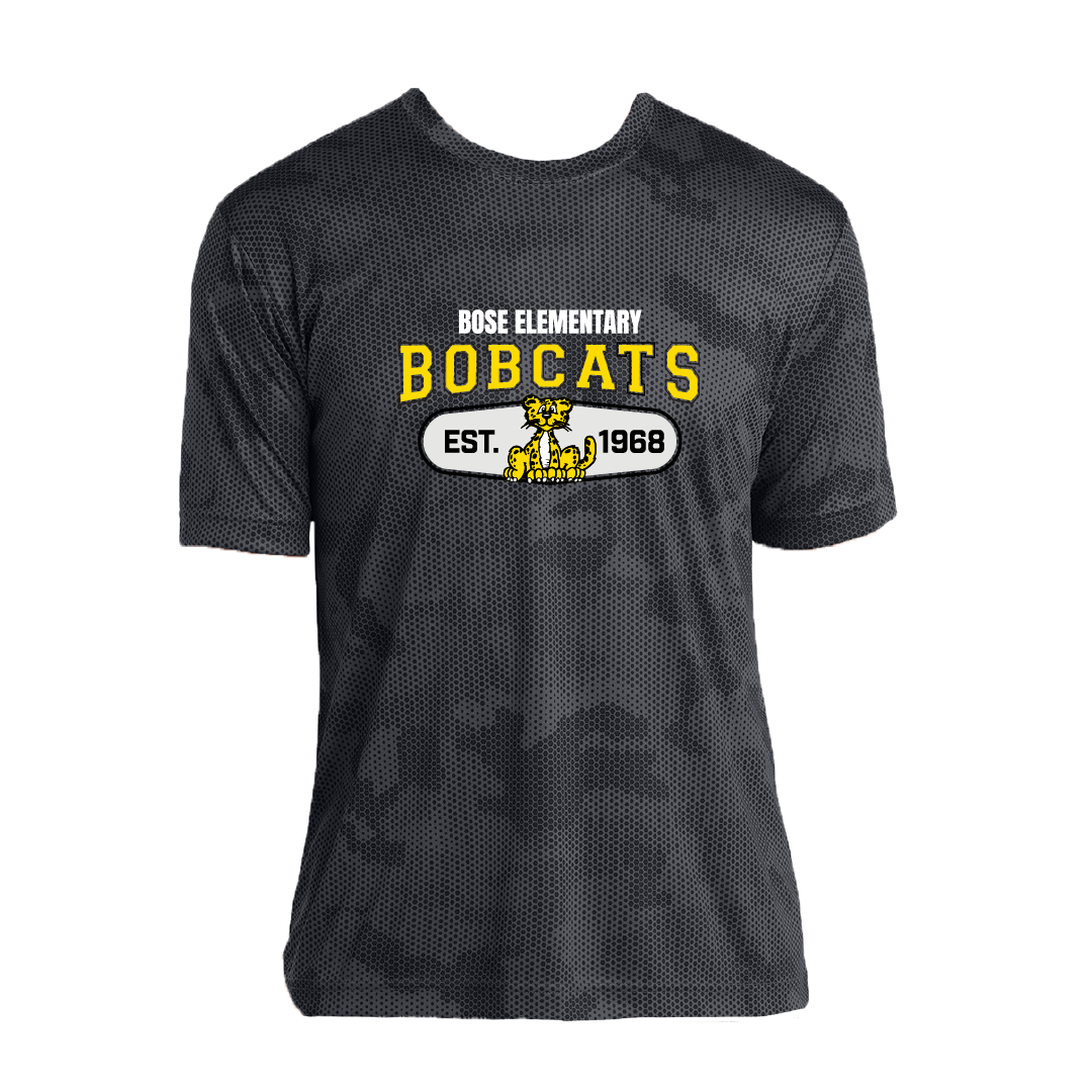 Bose Bobcats Original YOUTH CamoHex Tee