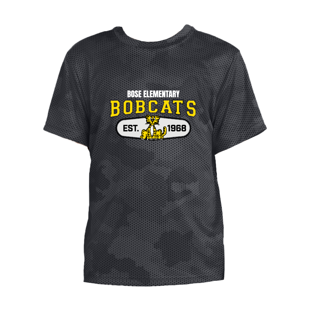 Bose Bobcats YOUTH CamoHex Tee