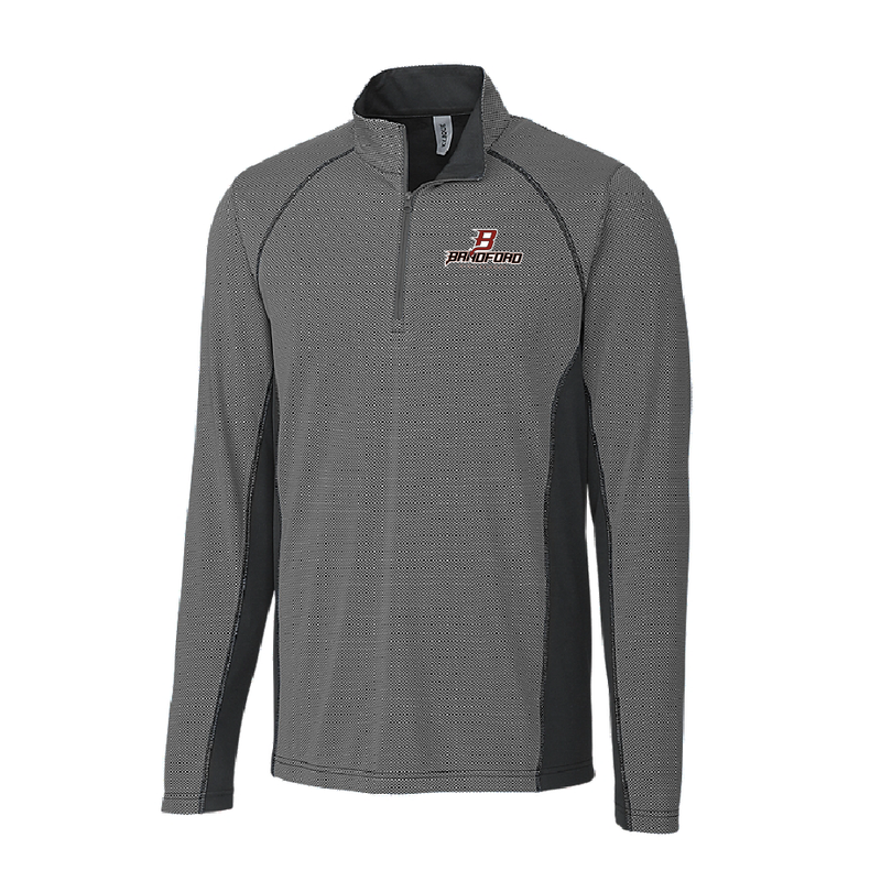 Bradford Adult Half Zip Colorblock Tech Pullover