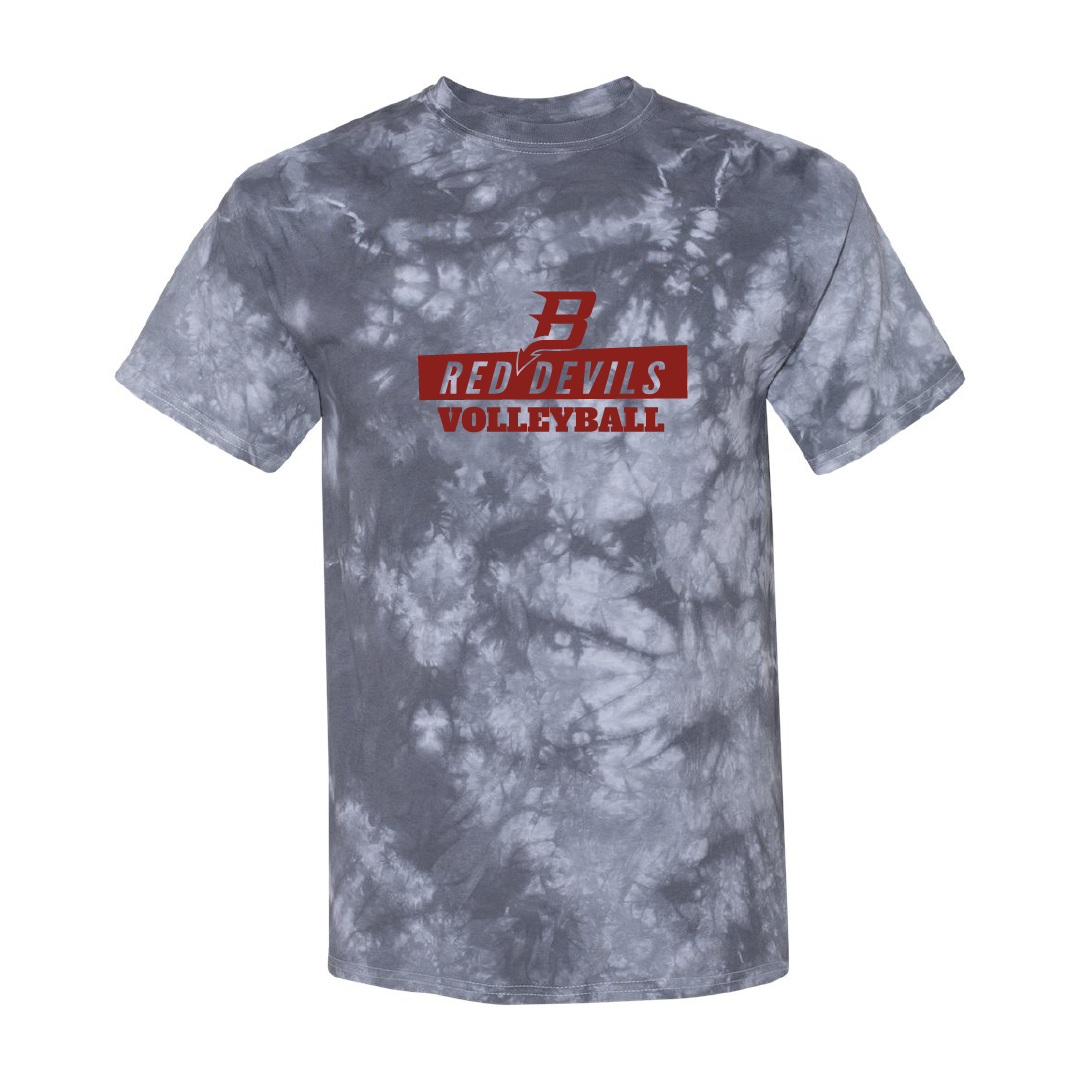 Bradford Volleyball Adult Crystal Tie-Dye T