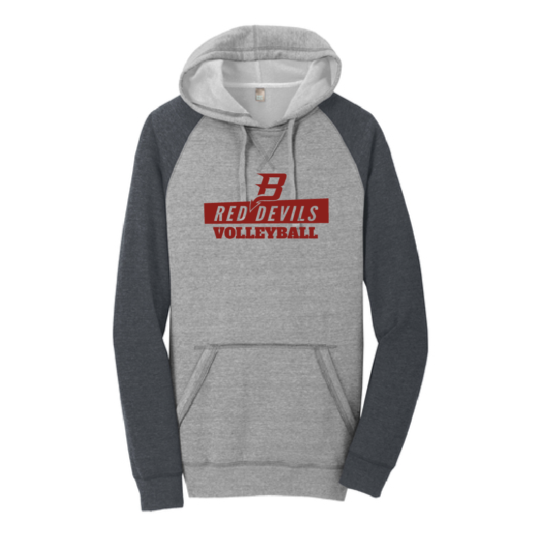 Bradford Volleyball Adult Raglan Hoodie