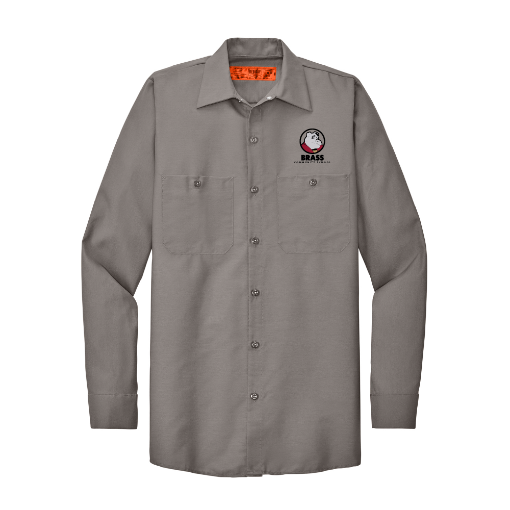 Brass Long Sleeve Shop Shirt (2 colors)