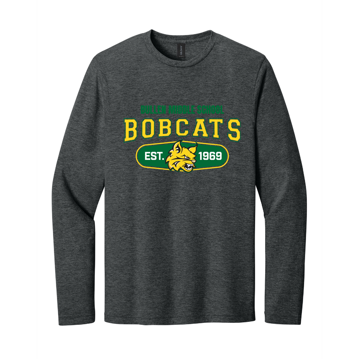 Bullen Bobcats Original Adult Softstyle Long Sleeve Tee