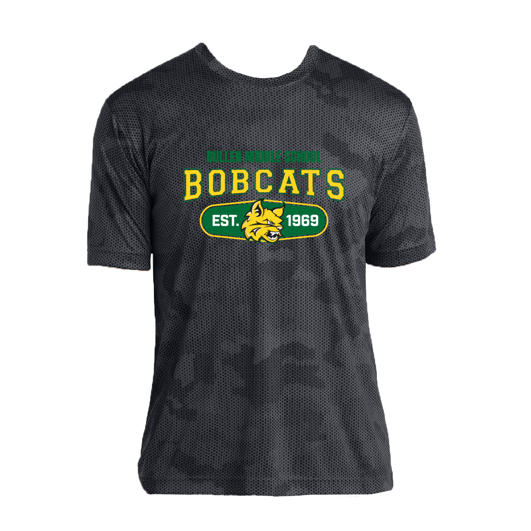 Bullen Bobcats Original YOUTH CamoHex Tee