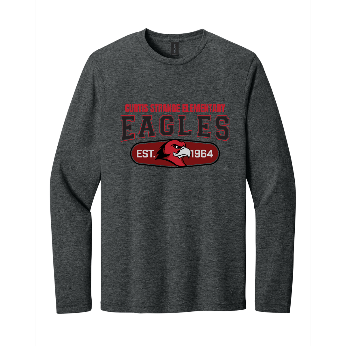 Curtis Strange Eagles Original Adult Softstyle Long Sleeve Tee