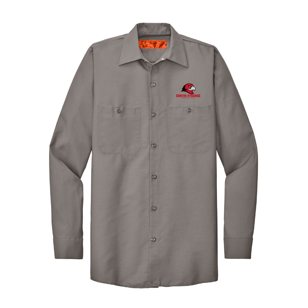 Curtis Strange Long Sleeve Shop Shirt (2 colors)